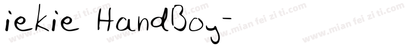 iekie HandBoy字体转换